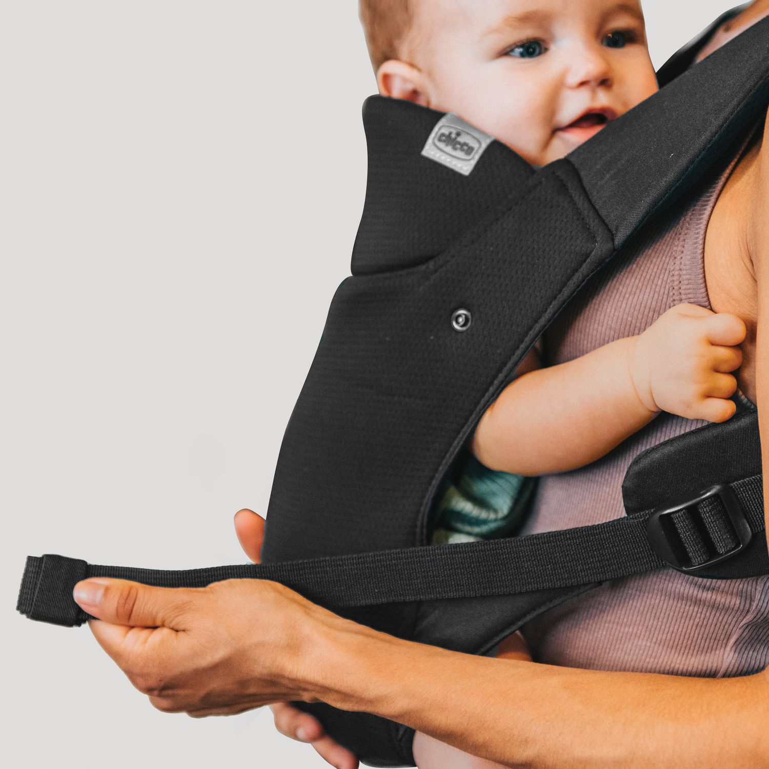 Snug Support Black Baby Carrier